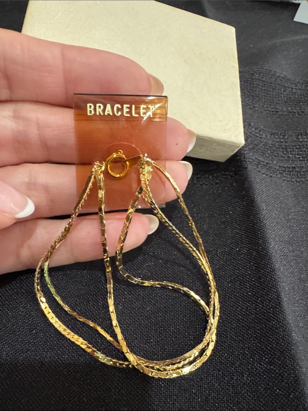 Vintage Gold tone Multi-Strand Women’s Bracelet